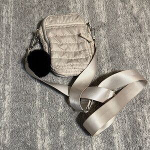 Quilted Crossbody Bag with Strap